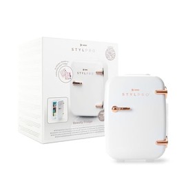 STYLPRO 4L Beauty Kühlschrank Rosegold – Kosmetik Mini Kühlschrank für Gesichtspflege, Cremes, Seren, Masken & Nagellack – Warm- und Kaltfunktion, Leise & Kompakt, Ideal für Schminktisch & Reise