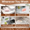 2 Pcs Stainless Steel Soap Dish Holder, W-Shaped Self Draining,