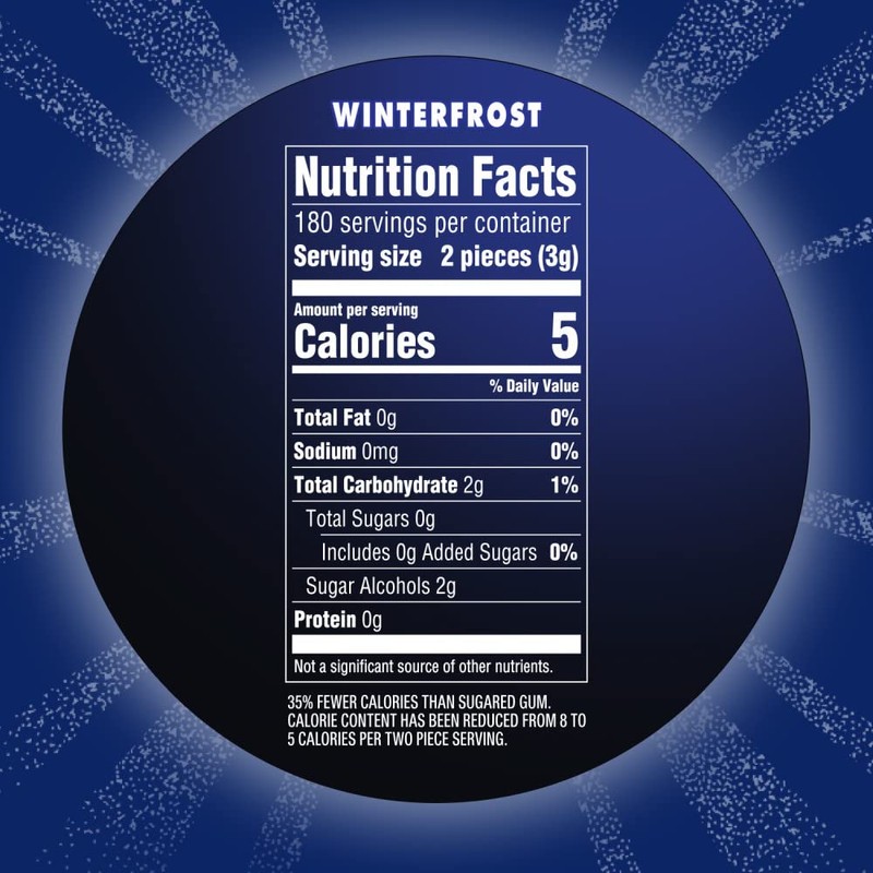 ECLIPSE Chewing Gum Sugar-Free - Winterfrost Sugarfree Gum, Zero Sugar