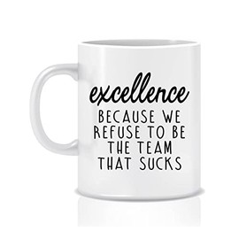 Funny Team Gift For Employee - Work From Home Appreciation Present Idea For Staff - Leadership - Office Christmas Gifts For Men And Women 11oz