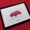 Poster Vintage Car Pop Art American Car A4 Framed Mercury