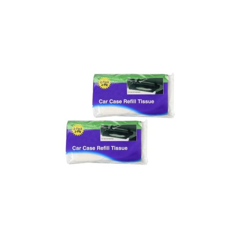 Car Case Visor Facial Tissues Refill 3 Ply Tissue Wipes