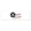 CafePress Sneak Peek Bumper Sticker Sticker (Bumper 50 pk)