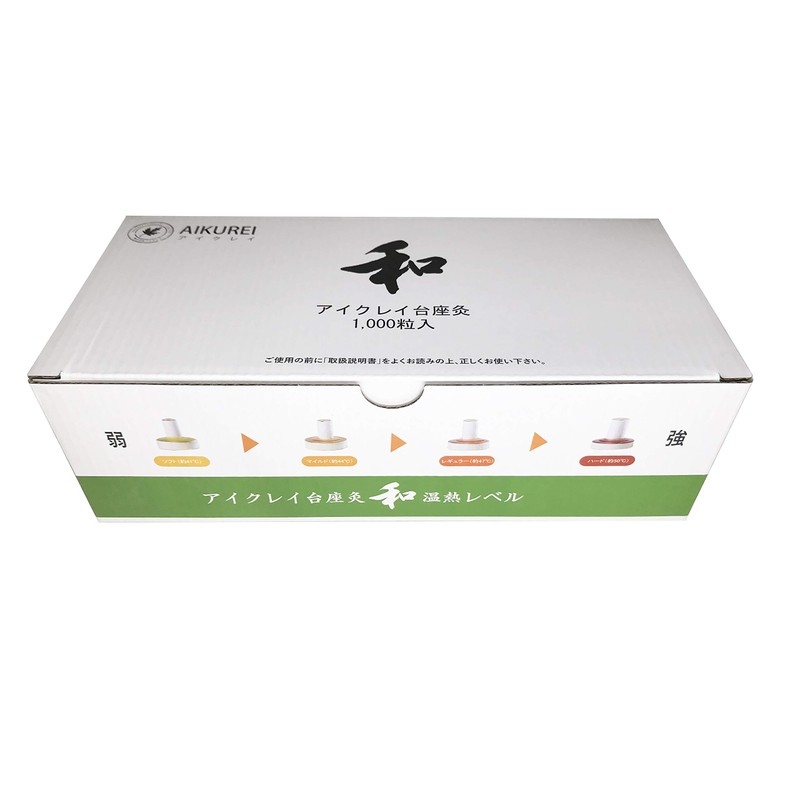 AIKUREI moxibustion base moxibustion 1,000 seeds, soft type (heat: about