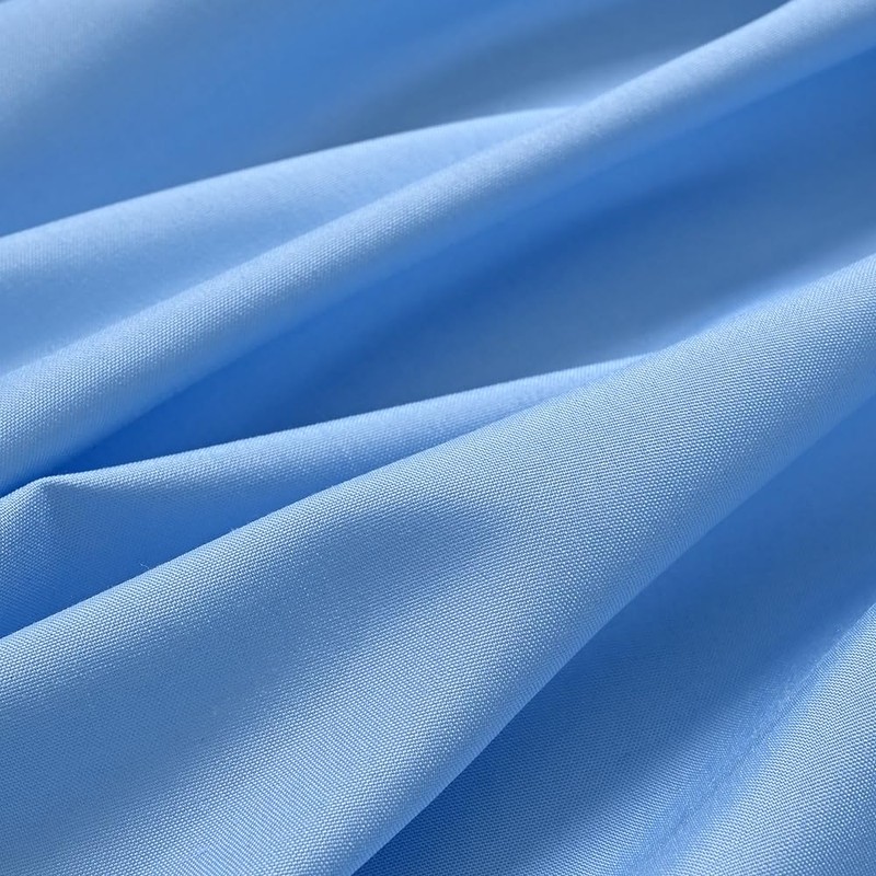 Fitted Sheet 40CM Deep Sky Blue Super King Bed Sheet