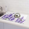 Absorbent Dish Drying Mat For Kitchen Counter, Lavender Microfiber Dish