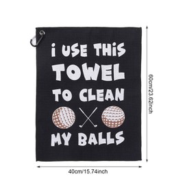 AWAVM Christmas Golf Gifts for Men Dad, Funny Gifts for Men Him,Stocking Fillers for Men Golf Accessories，Golf Towel Clean Golf Balls, Mens Secret Santa Gifts for Christmas Birthday