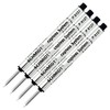 4 Pack - Schmidt P8127 Short Capless Rollerball - Black
