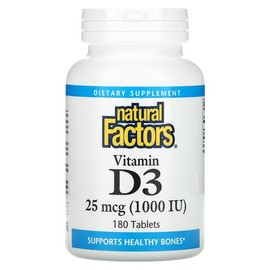 Vitamin D3 25mcg (1000IU) 180 tablets / 비타민D3 25mcg(1000IU) 180정
