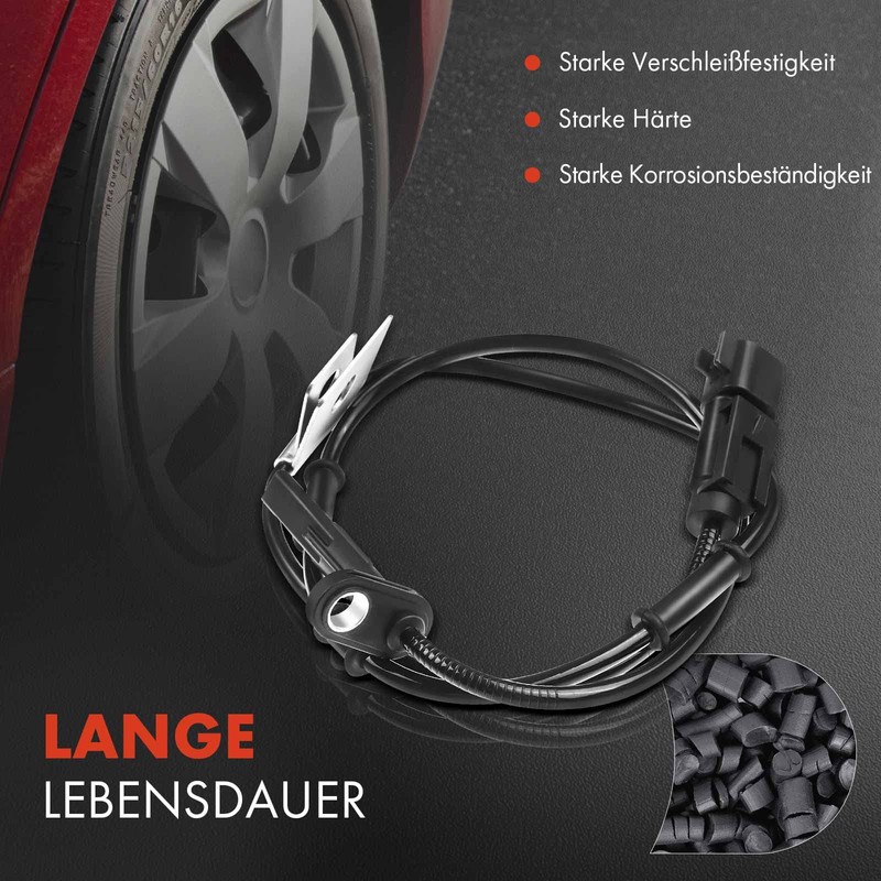 Frankberg 2 x ABS sensor wheel speed rear left right