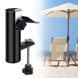 Parasol Holder, Balcony Railing, Adjustable, Parasol Stand, Parasol Holder, Balcony Umbrella Clamp, Parasol Holder, Fixed Clip Holder, Umbrella Stand for Garden, Patio
