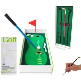 Golf Desktop Game | Creative Desk Putting Green Game Set - Desktop Golf Ball Game for Stocking Stuffers, Rewards, Graduation, Anniversaries