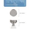 9BUILD 10 Pack Brushed Satin Nickel Cabinet Knobs Single Hole