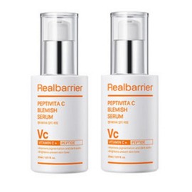 Real Barrier Peptivita C Blemish Serum 30ml x 2 (Korean K-Beauty Skincare) School Military Dormitory Airport Departure / 리얼베리어 펩티비타씨 잡티 세럼 30ml 2개 한국K뷰티 스킨케어 학교 군대 기숙사 공항 출국