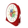 Atlanta Children's Alarm Clock without Ticking for Girls Red Learning
