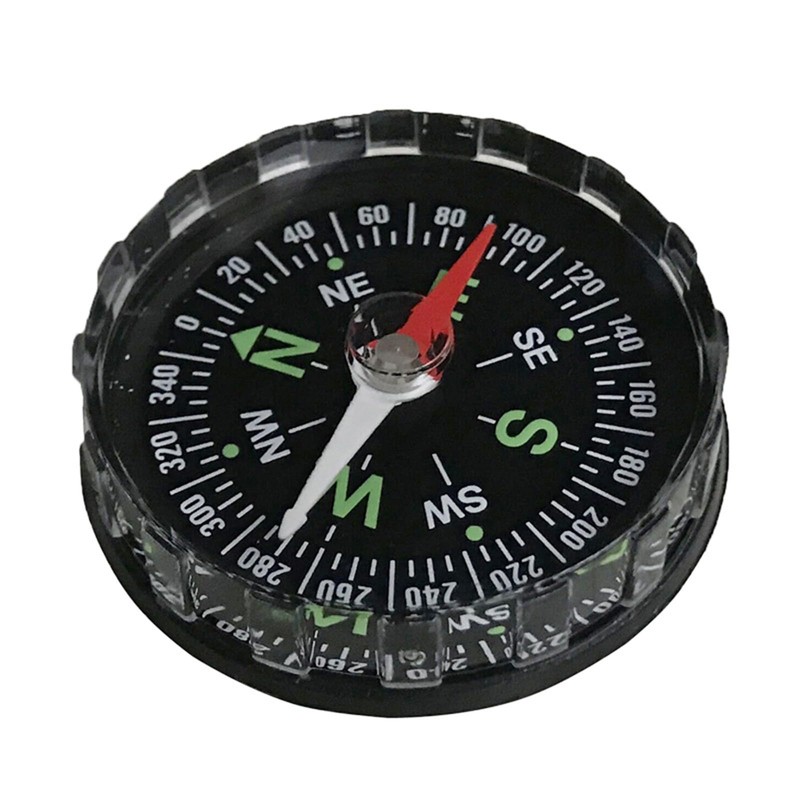 ZHIZHOUNEY Waterproof Clear Cover Mini Sighting Compass Navigation Compass -