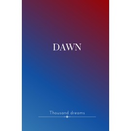 DAWN Journal (Notebook, Diary): Thousand dreams
