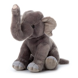 The Petting Zoo Elefante asiático de peluche, regalos para niños, animales del zoológico Wild Onez, elefante asiático, juguete de peluche de 12 pulgadas