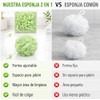 Juego Esponjas Baño Esponja Suave Cuadrada Exfoliación Limpieza Profunda Adecuado