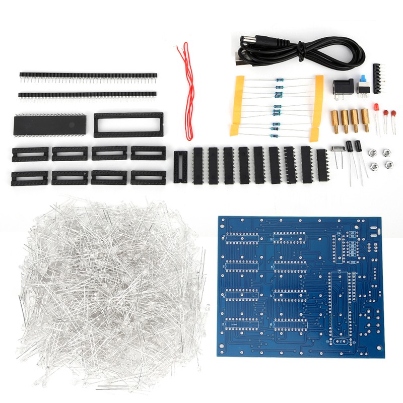 LED Light DIY Kit 3D Printed Circuit Board Stable Printed