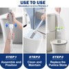 Navona 10 Pack Pumice Stone Toilet Bowl Cleaner with 2