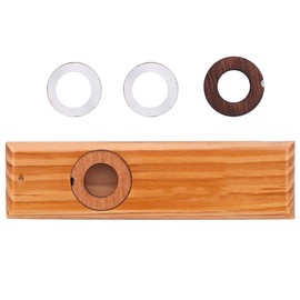 Wood Kazoo Flute Wooden Harmonica Accompaniment Flute Music Wind Instrument Gift Box