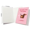 Heyshoo Cute Puppy Valentine's Day Card for Doggo Lover, Funny