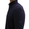 TOM TAILOR Men's Cotton Cardigan, 13160 - Knitted Navy Melange,