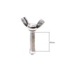 10pcs Wing Bolt Wing Screw M6 (6mm x 25mm) Stainless