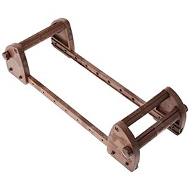 Rayher Hobby 7200000 Adult Loom Width 9.5 cm Also for Bead Weaving Brown