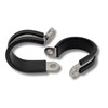 Lumonic 5 x 24 mm pipe clamps with rubber insert,