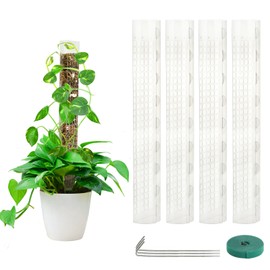 Plant Plastic Moss Pole Moss Supports Climbing Plant Poles Tortoise Back Moss Rod for Plant Posts and Peat