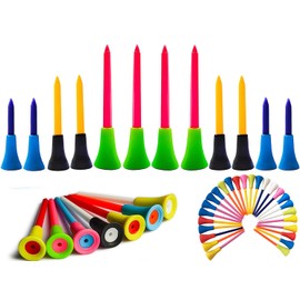 GZGRYTRC Golf Tees 60pcs, Premium Golf Accessories for Men, Mixed Sizes (54mm/70mm/83mm), Durable Golf Training Aids, Ideal for Golf Balls and Golf Simulator Practice, Perfect Golf Gifts