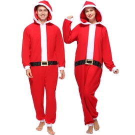 Sincere Party Adult Onesie Monkey Cow Dalmatian Snowman Animal Plush Costumes for Women Men Santa Claus S