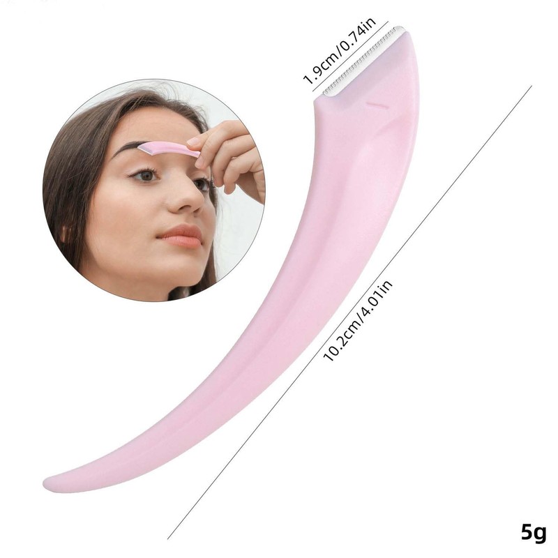UNI-RHYTHM 4-Piece Eyebrow Shaping Tool Set, Eyebrow Trimmer，Beauty Scissors，Eyebrow Clippers，Eyebrow