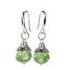 Sterling Silver earrings Green