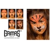 Grimas Water Make-Up, Theatre Make-Up, Children's Make-Up, 15 ml, Set