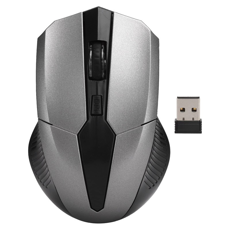 Wireless Computer Mouse,2.4GHz 4 Keys Optical Mice with USB Receiver,Gaming