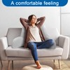 Cooling Reading Pillow Cover with Large Back Opening, Soft Replacement