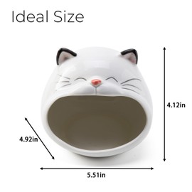 Ceramic Cat Sponge Holder for Kitchen Sink – Cute Sponge Holder and Novelty Kitchen Gadgets – Unique Kitchen Items and Accessories for Fun and Functional Kitchen Organization