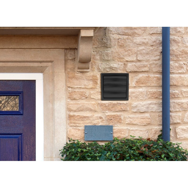 150 mm Diameter External Plastic Gravity Flaps with Spigot Intake