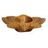 Purpledip Brass Diya Deepak Lotus: Small Oil Lamp for Home