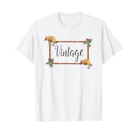 Achiyah's Vintage Roses Birds Picture Frame Classic T-Shirts