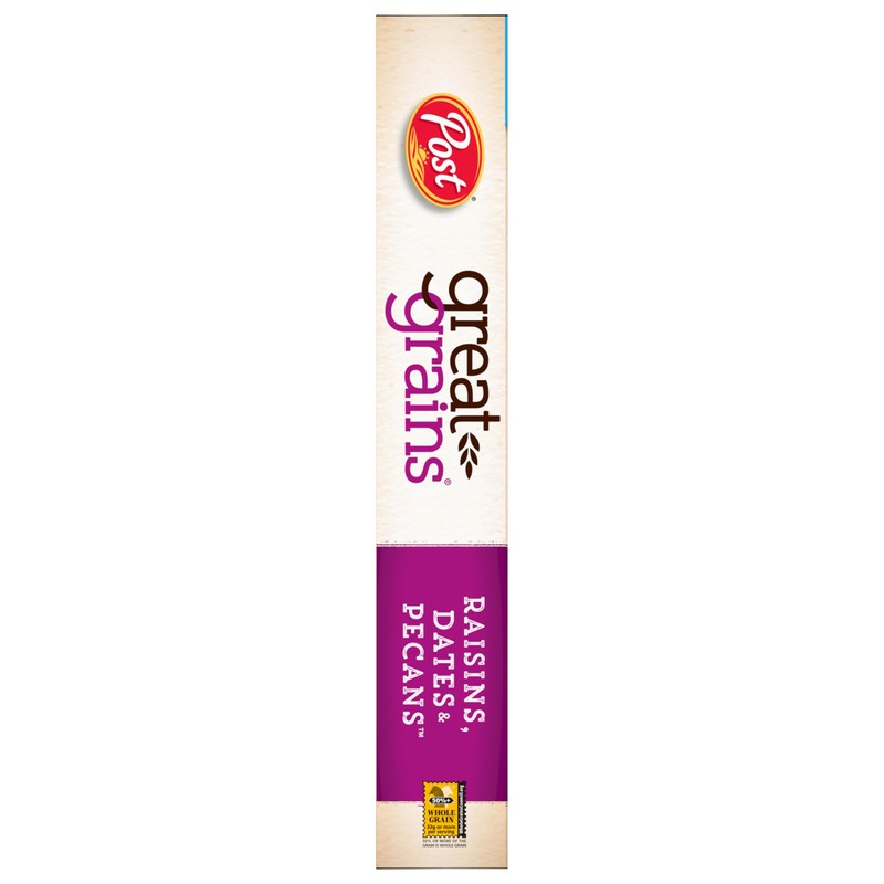 Post Great Grains Raisins Dates and Pecans Breakfast Cereal, Raisin