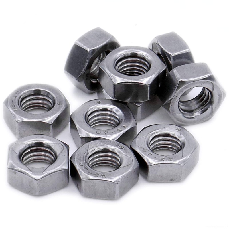 M4 (4mm) All Metal Self Locking Nut - Stainless Steel