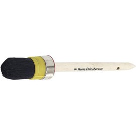 Nölle 53010 Craftsman's Round Brush, Beige/Black, Size 10