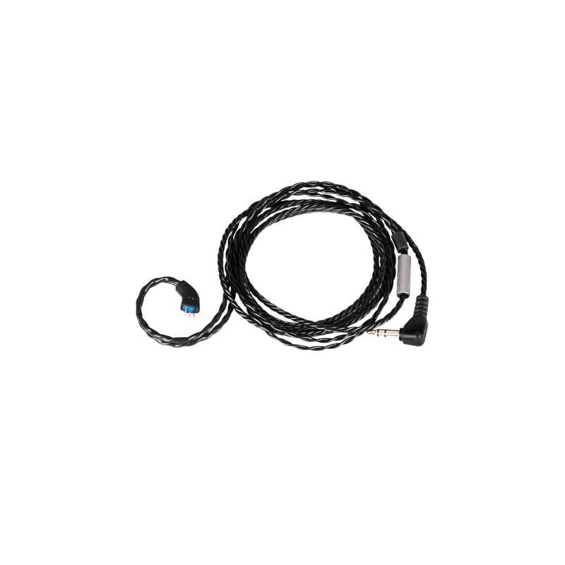 QDC-CABLE-DEBUT-CIEM2PIN-BK QDC-CABLE-DEBUT-CIEM2PIN-BK QDC-CABLE-DEBUT-CIEM2PIN-BK IEM2pin Cable, 4-Core Silver Plated Copper, Ear