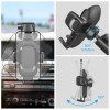 3 In 1 Universal Car Phone Holder For Windshield/Dashboard &