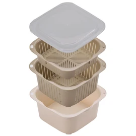 Hirosho 4 Piece Set Convenient Square Shape Salvat Prep