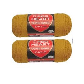 Bulk Buy: Red Heart Super Saver (2-pack) (Gold)